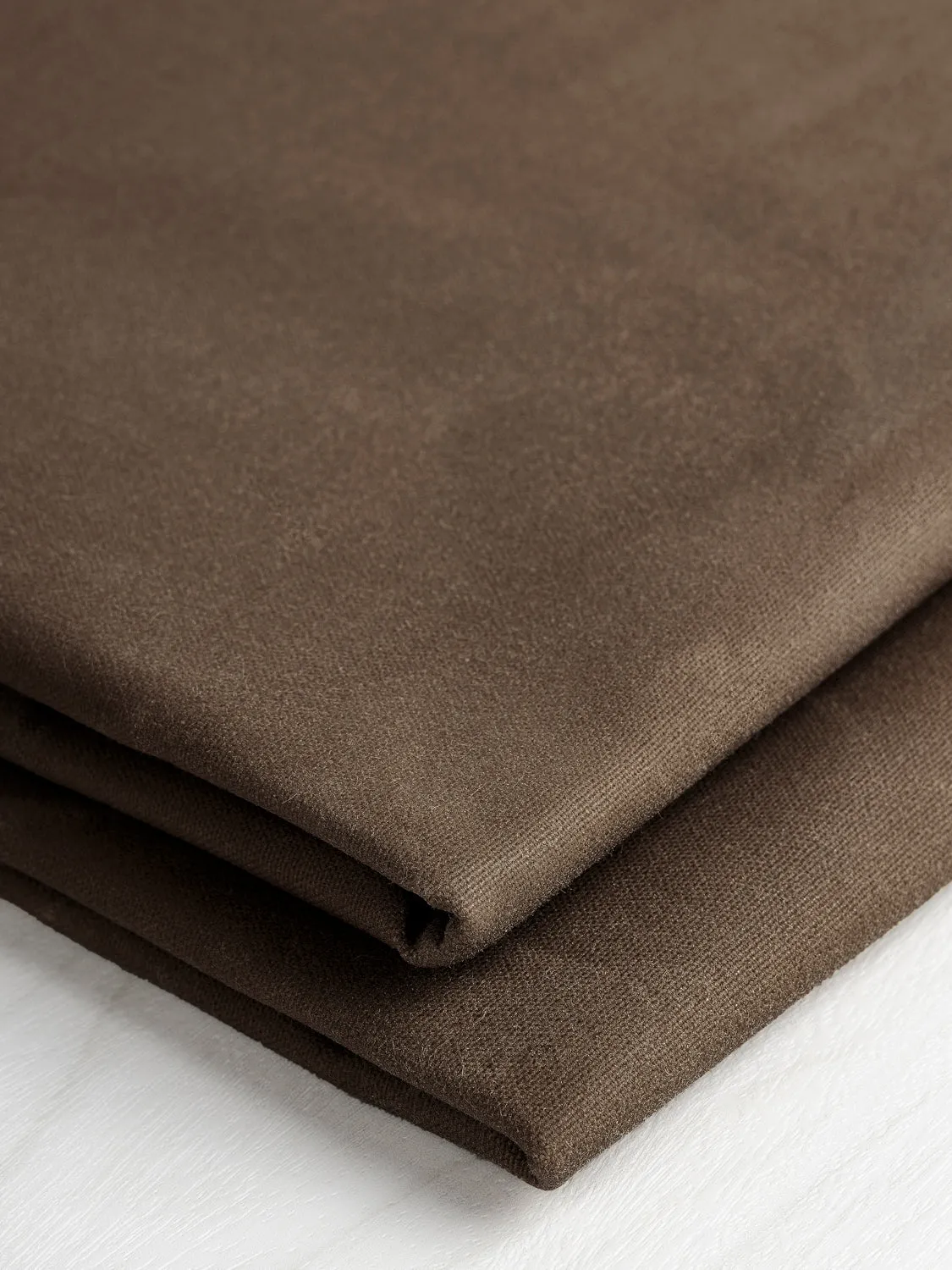 13 oz Deadstock Waxed Cotton - Brown - Swatch