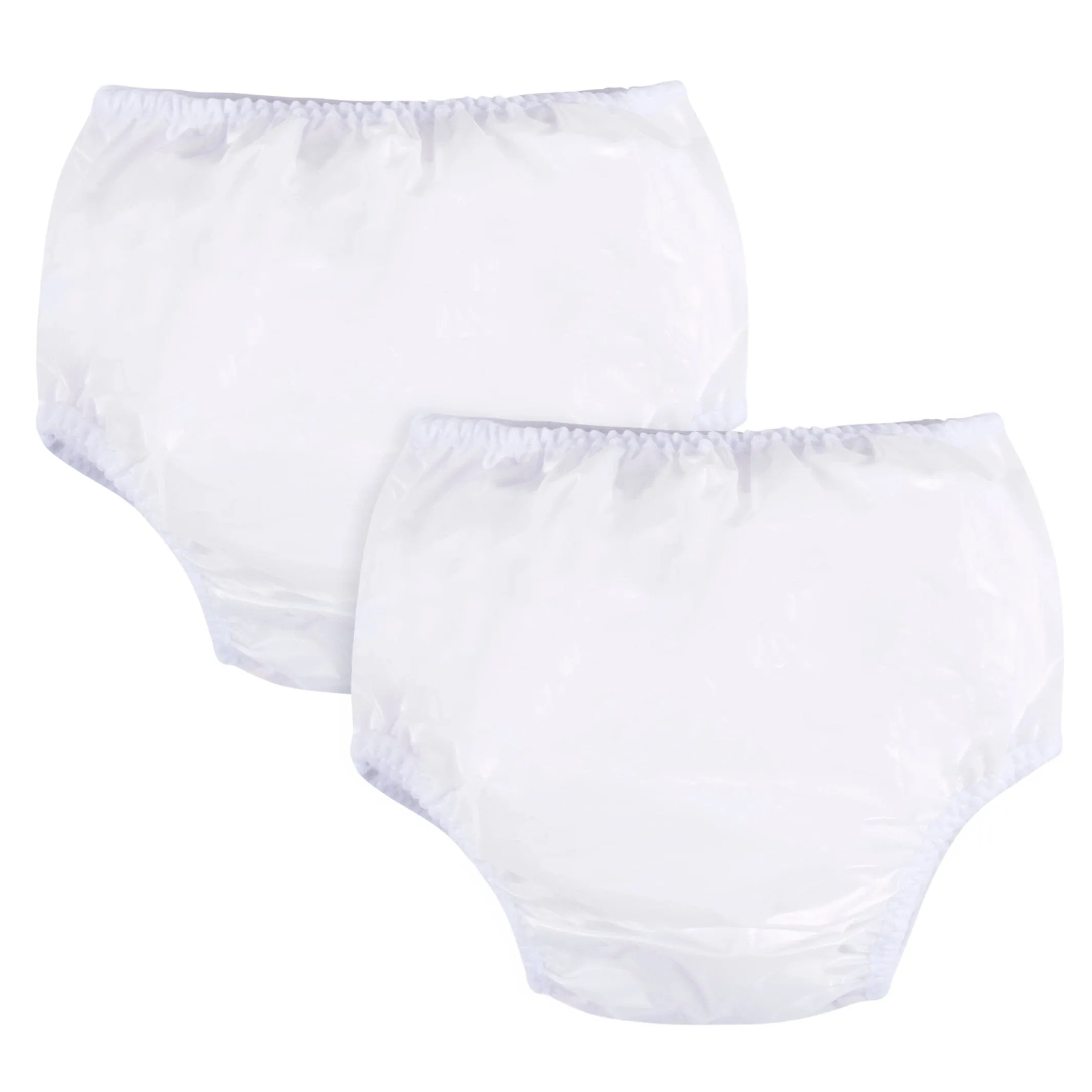 2-Pack Baby and Toddler Neutral White Waterproof Pants