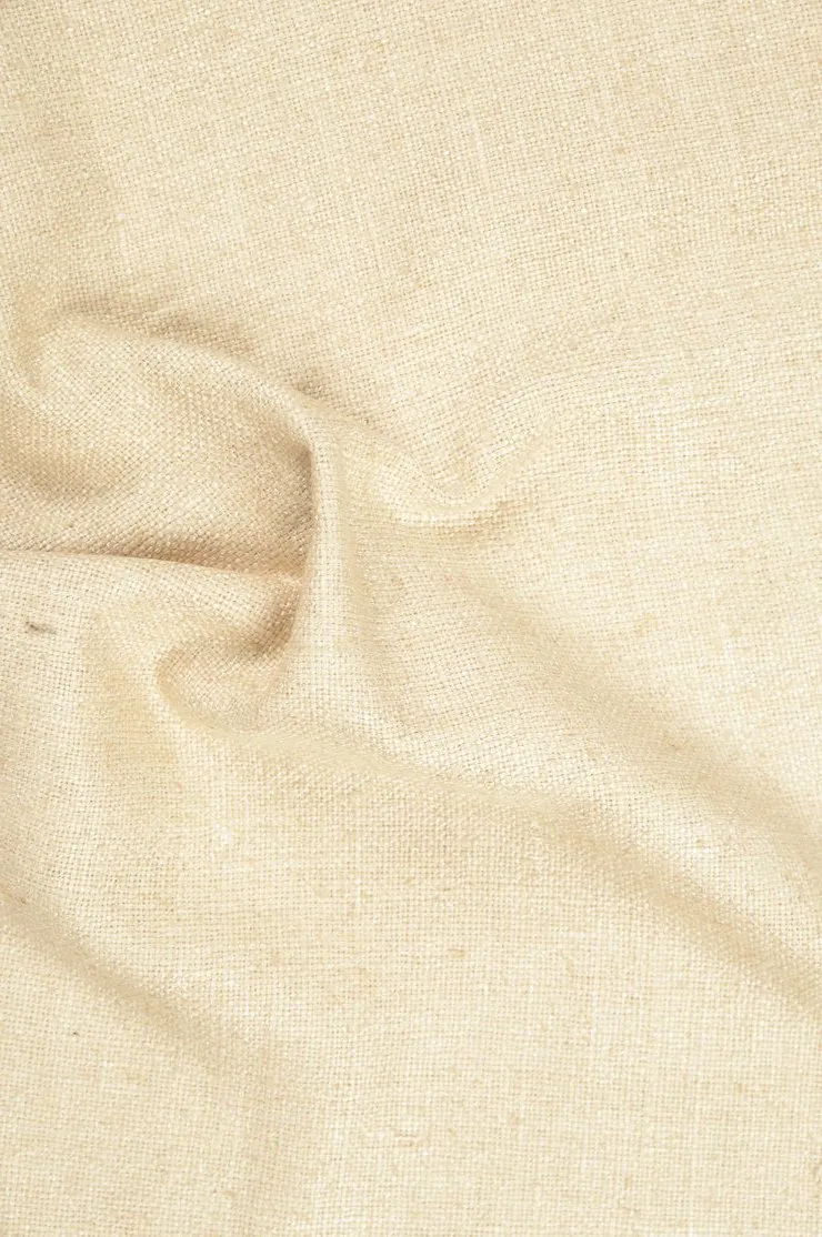 Almond Silk Linen (Matka) Fabric