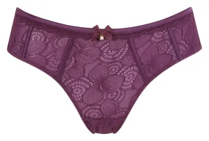 Angie Plum Purple Thong - Masquerade