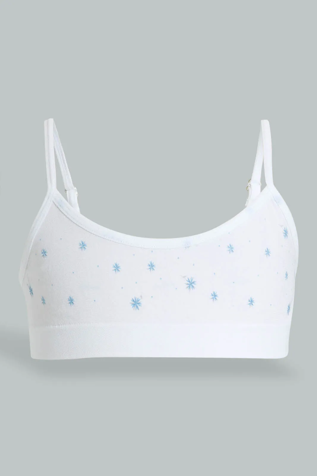 Blue And White Comfort Bra For Senior Girls (Pack of 2)