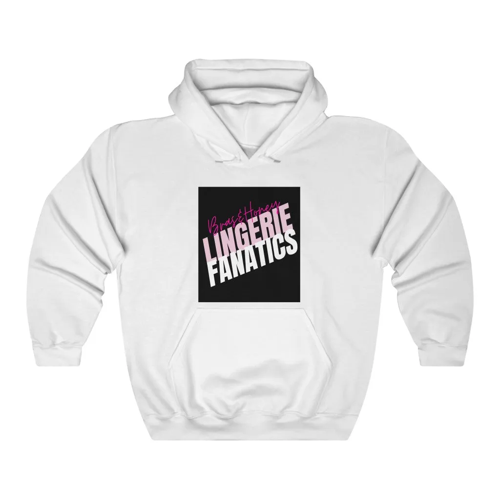 Bras & Honey Slogan Hoodie Unisex Heavy Blend™ Hooded Sweatshirt