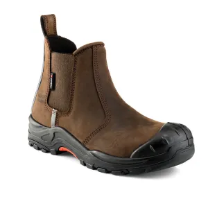 BuckBootz Nubuckz NKZ101BR Safety Dealer Boots