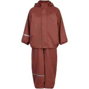 CeLaVi Rain Set Solid Fleece Mahogany