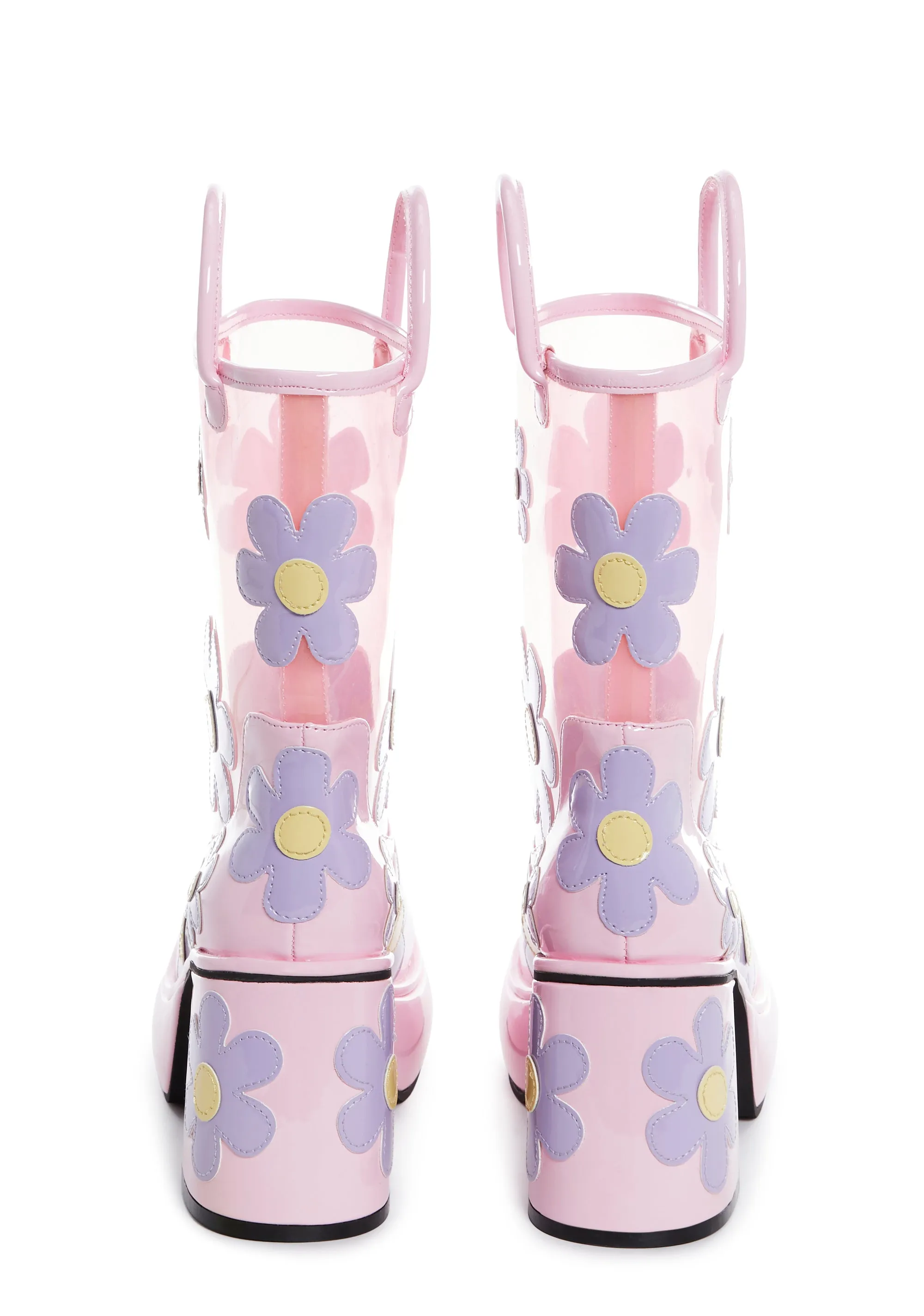 Chasing Daydreams Rain Booties - Pink