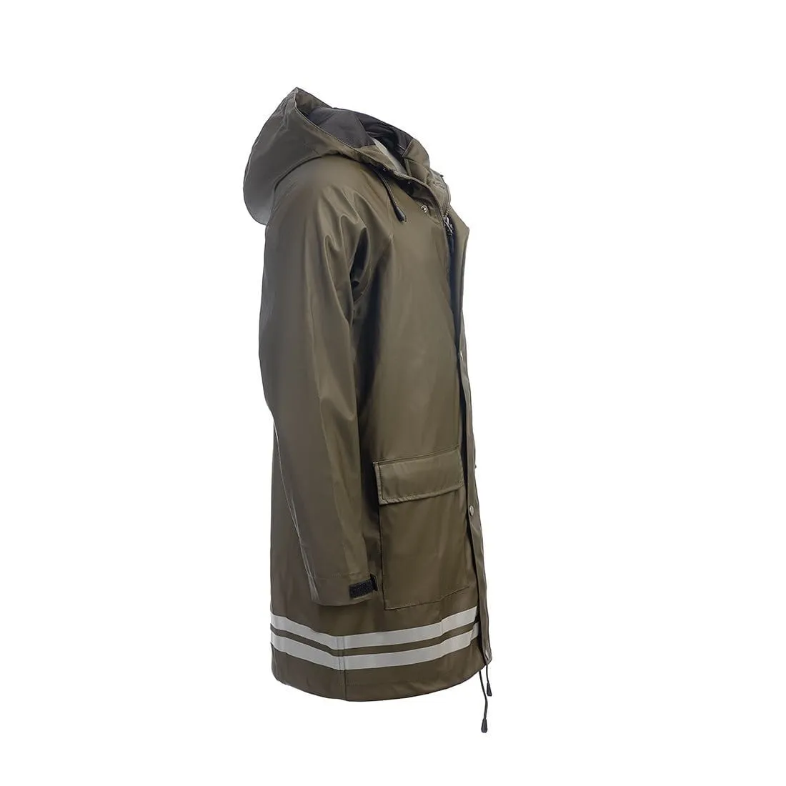 Classic Unisex Rain Coat (Olive)