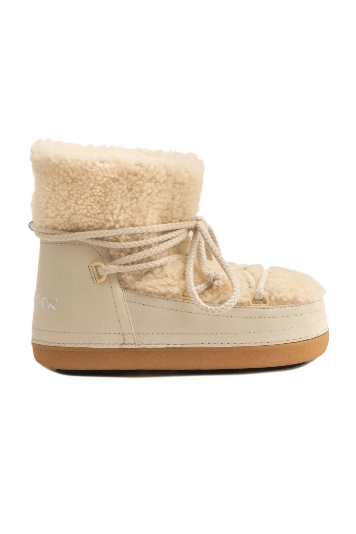 Cool Moon Genuine Fur Women's Snow Boot - SCB-B251211 Beige