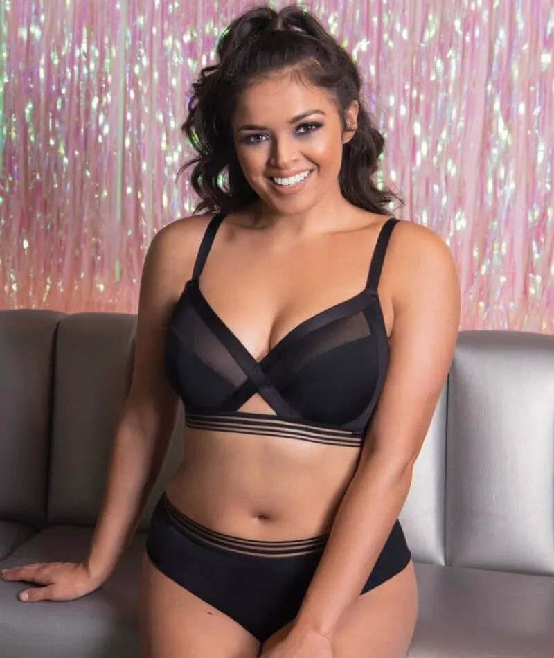 Curvy Kate Unwind Wire-free Bralette - Black