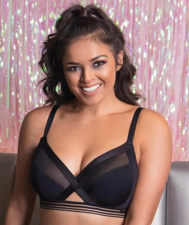 Curvy Kate Unwind Wire-free Bralette - Black