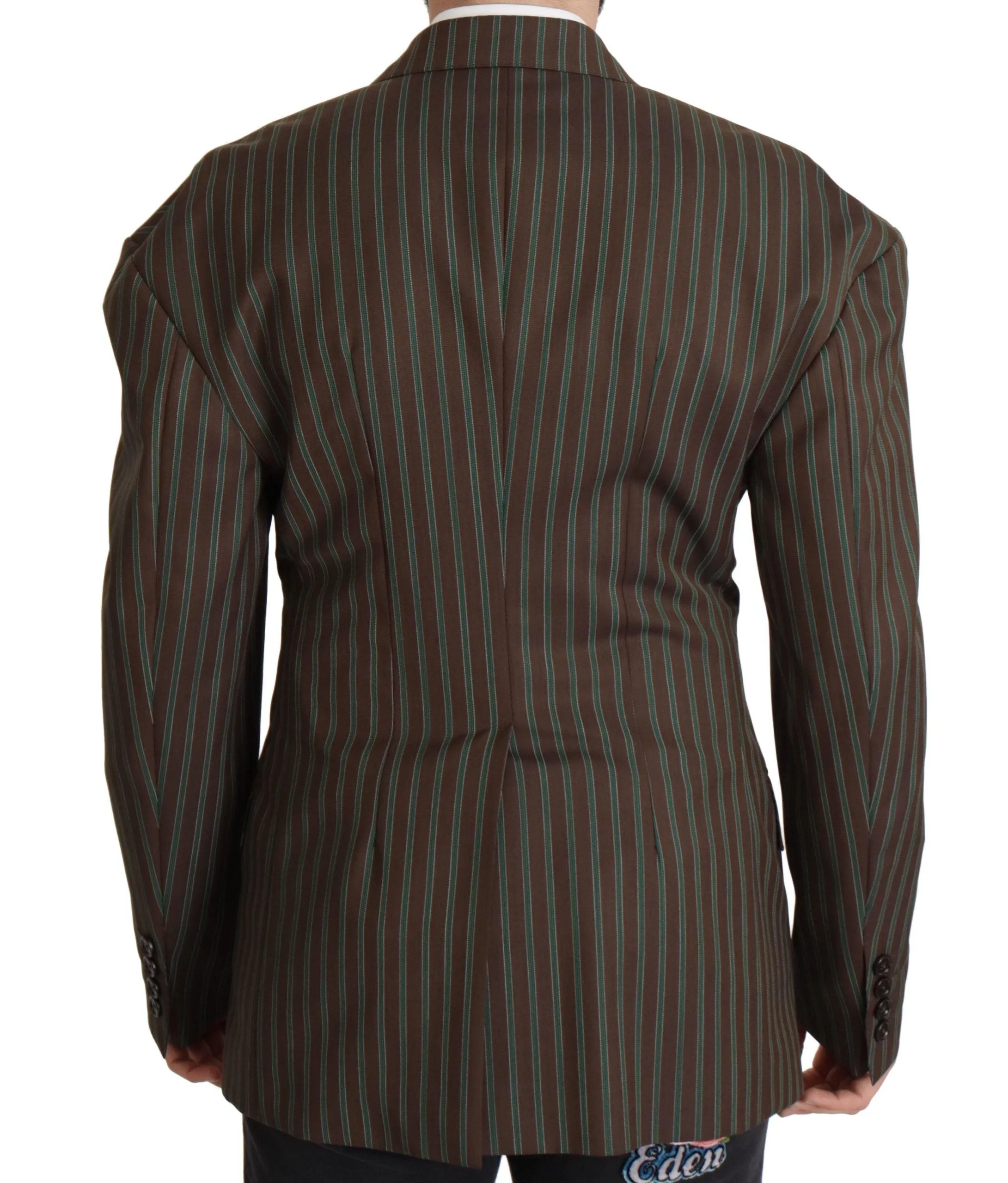 Dolce & Gabbana Multicolor Stripes Double Breasted Blazer