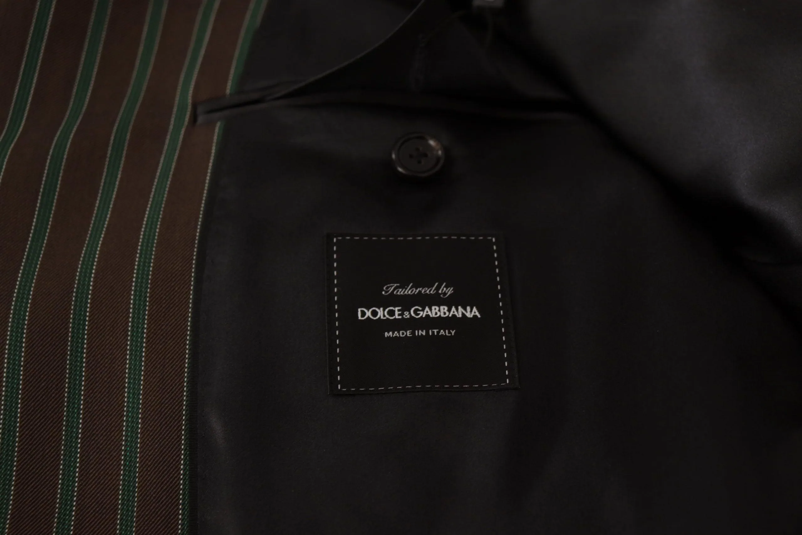 Dolce & Gabbana Multicolor Stripes Double Breasted Blazer