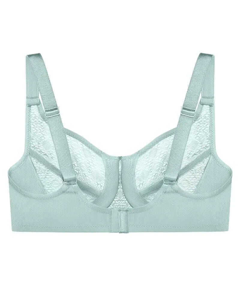 Glamorise Lace Comfort WonderWire Bra - Jade