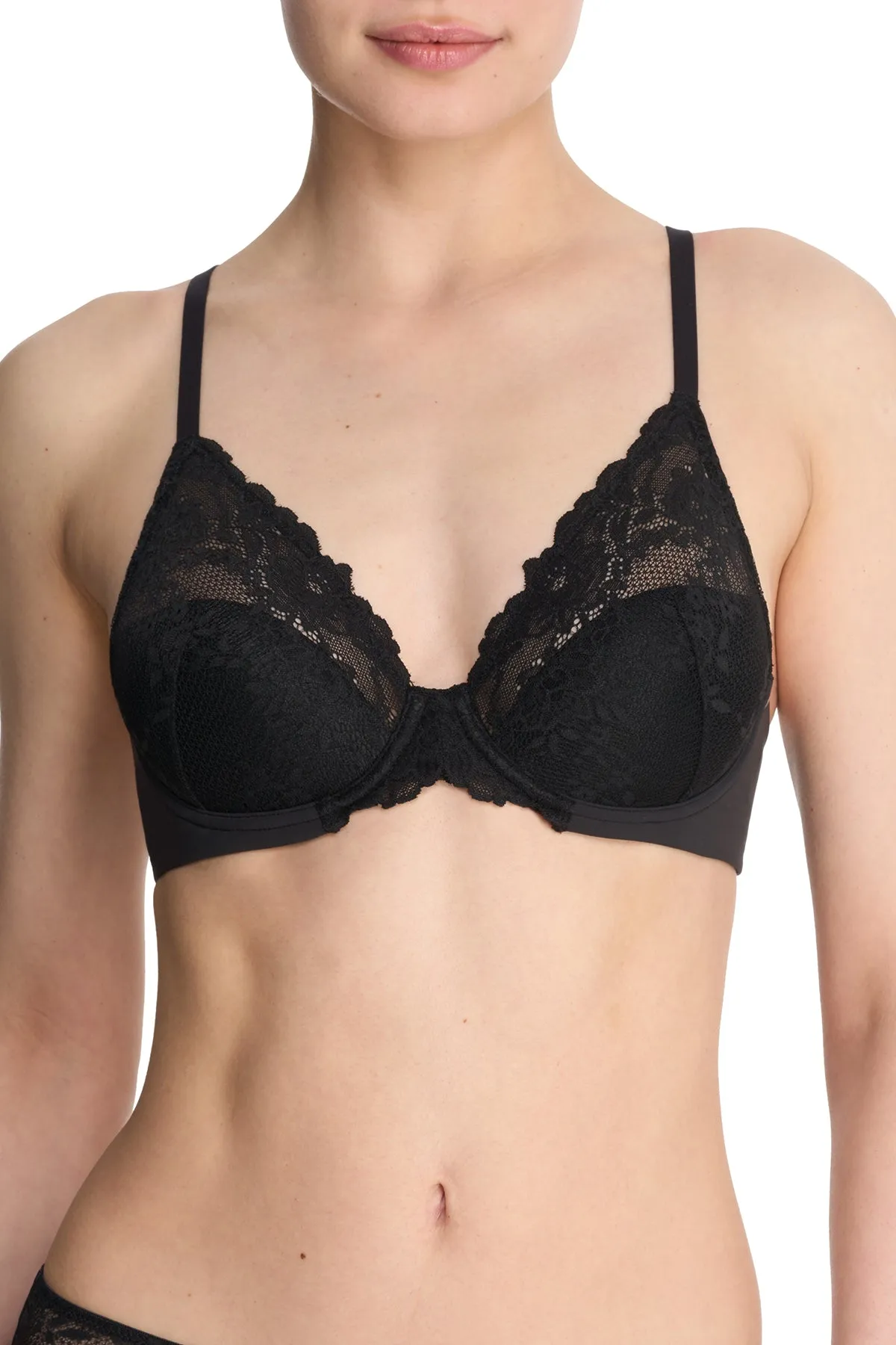 Heavenly Convertible Comfort Lace Contour Underwire Bra