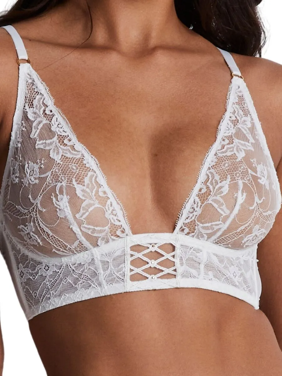 Kiss Of Love Triangle Bralette - Opale