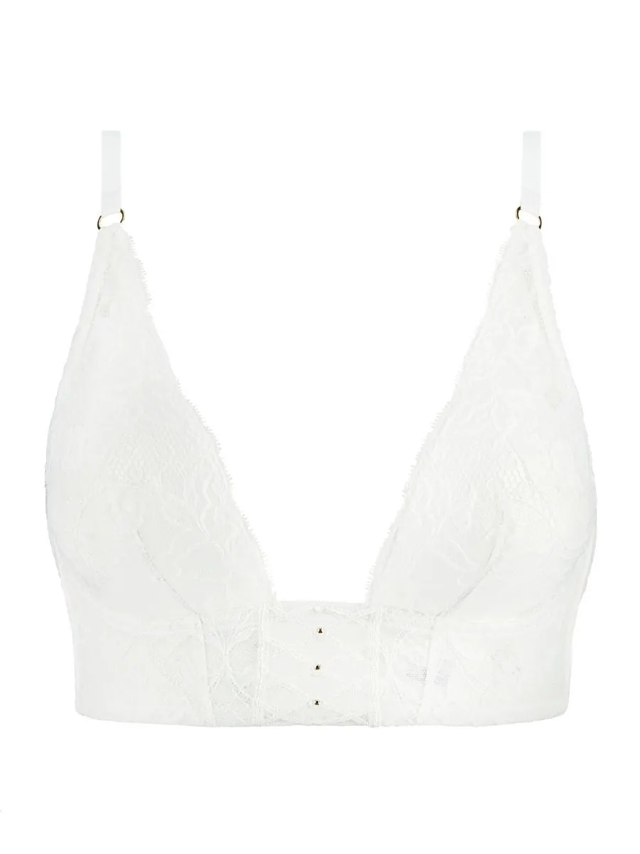 Kiss Of Love Triangle Bralette - Opale