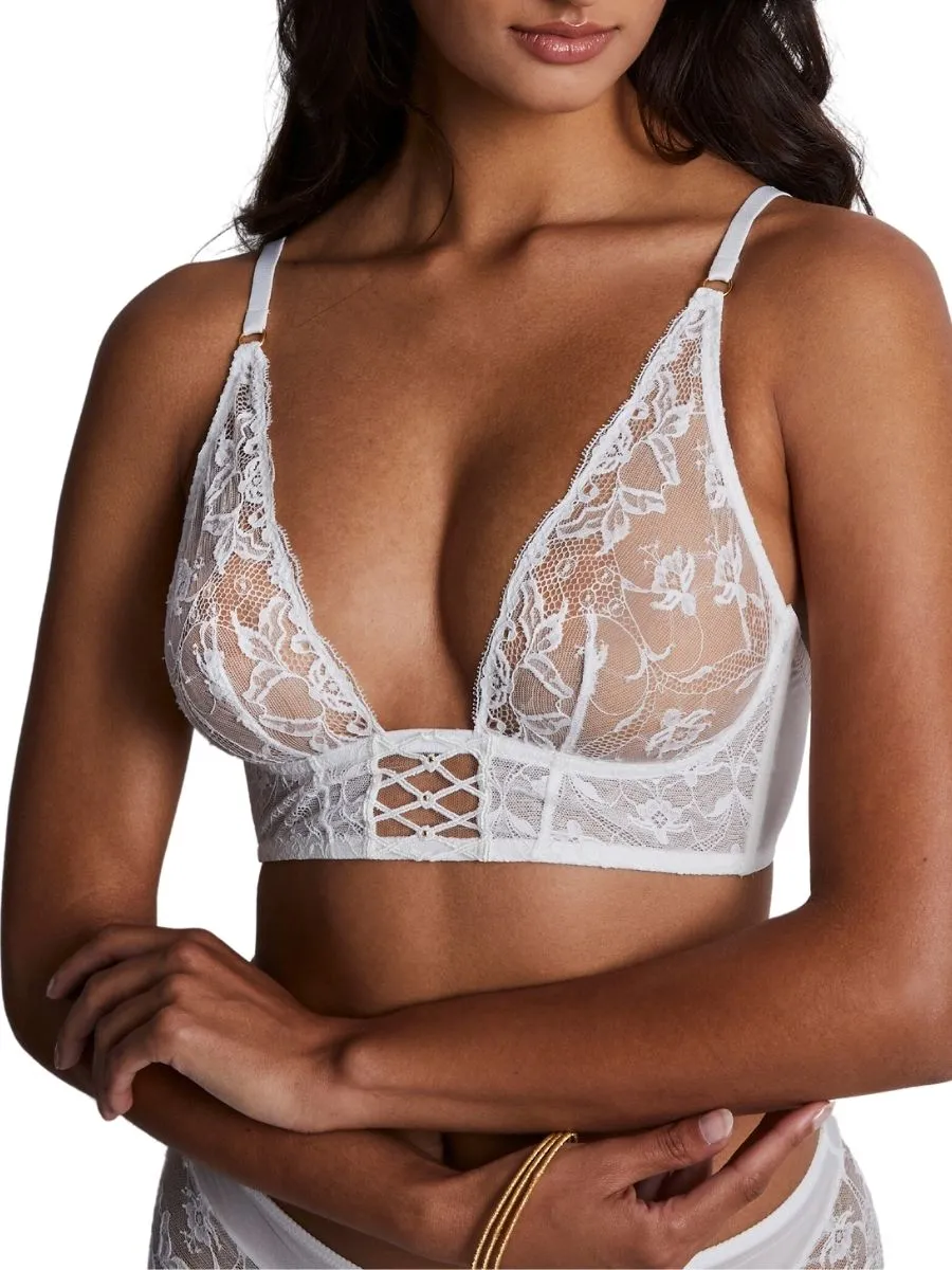 Kiss Of Love Triangle Bralette - Opale