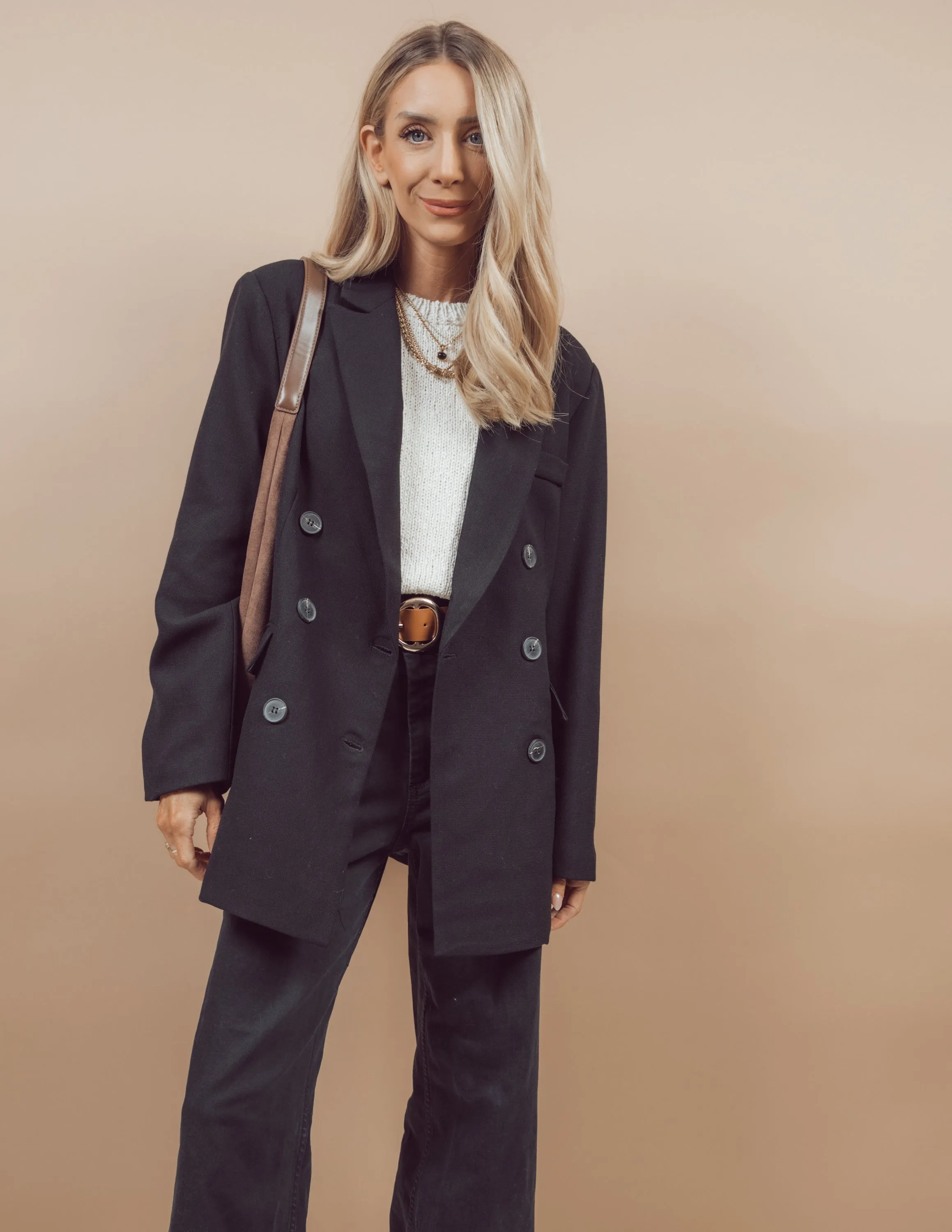 Lynn Double Breasted Oversized Blazer