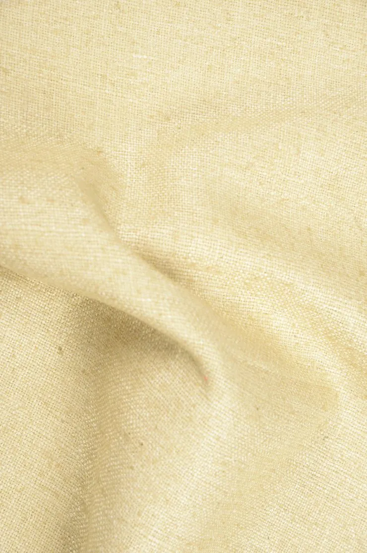 Maize Yellow Silk Linen (Matka) Fabric