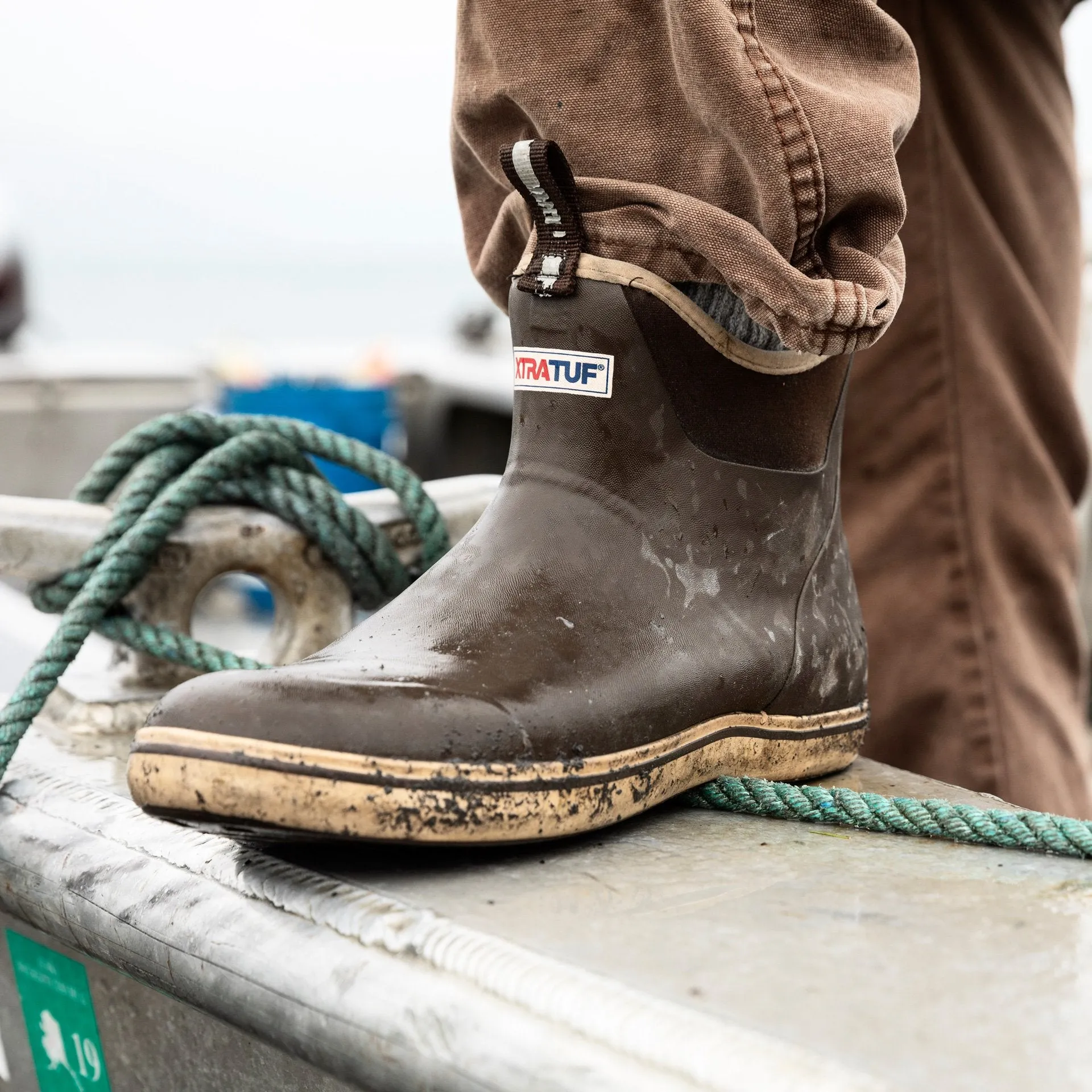 MEN'S 6" ANKLE DECK BOOT