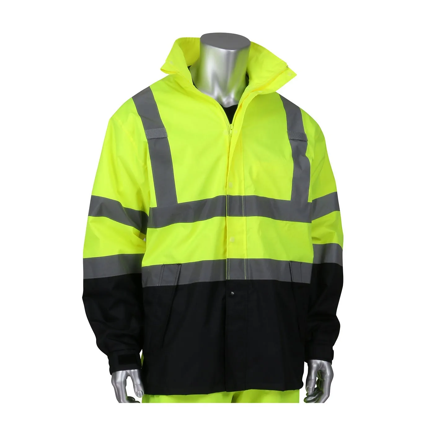 PIP Viz All Purpose Waterproof Jacket w/Black Bottom 353-1200