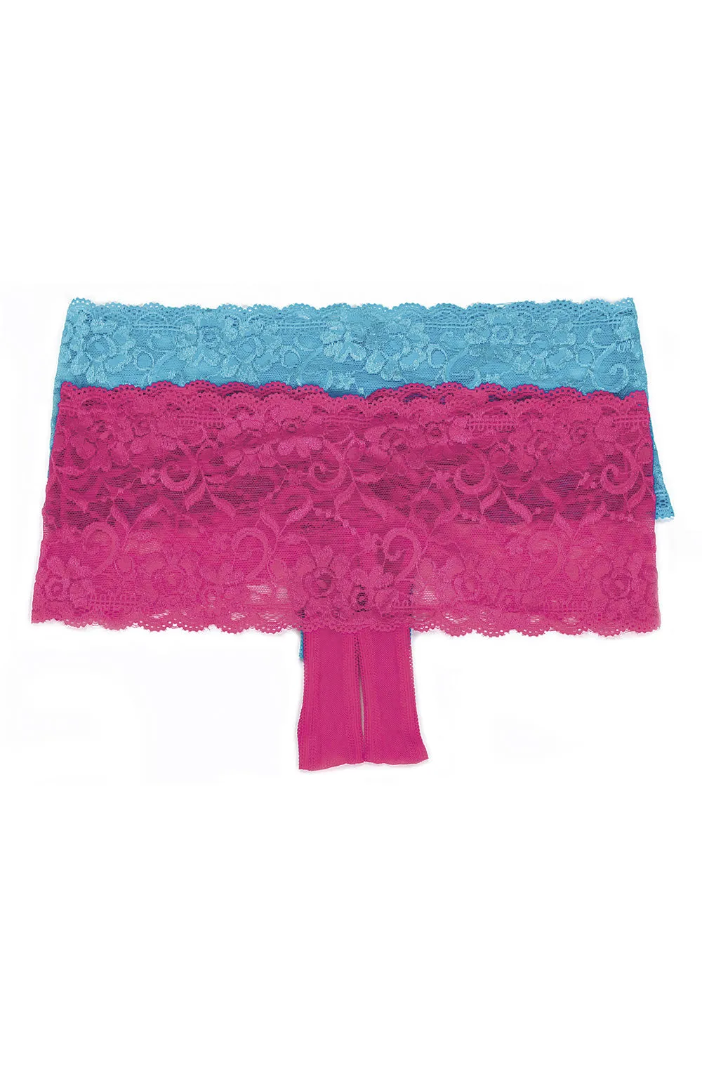 Shirley of Hollywood SoH 59 Stretch Lace Boy Short Pink