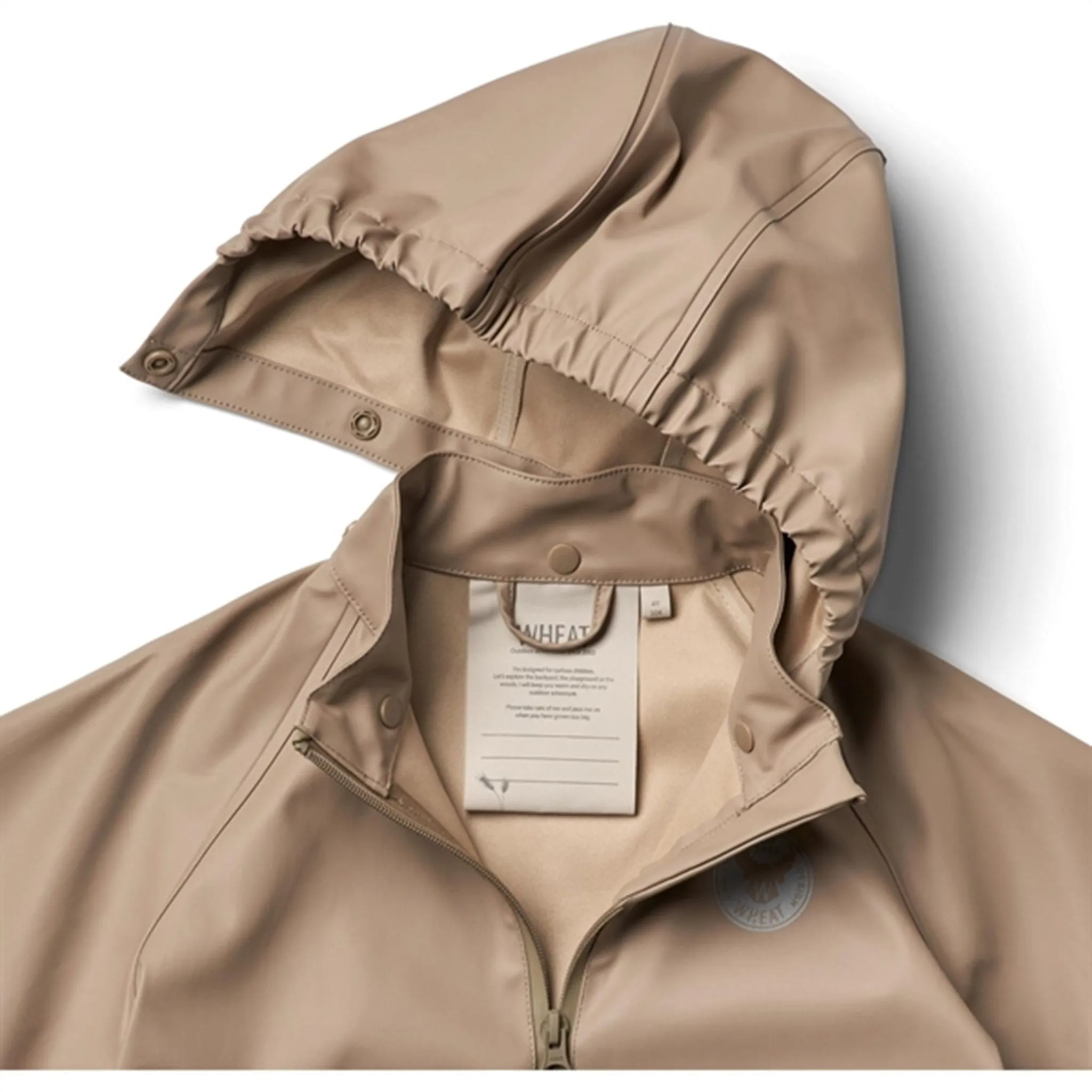 Wheat Rain Jacket Charlie Beige Stone