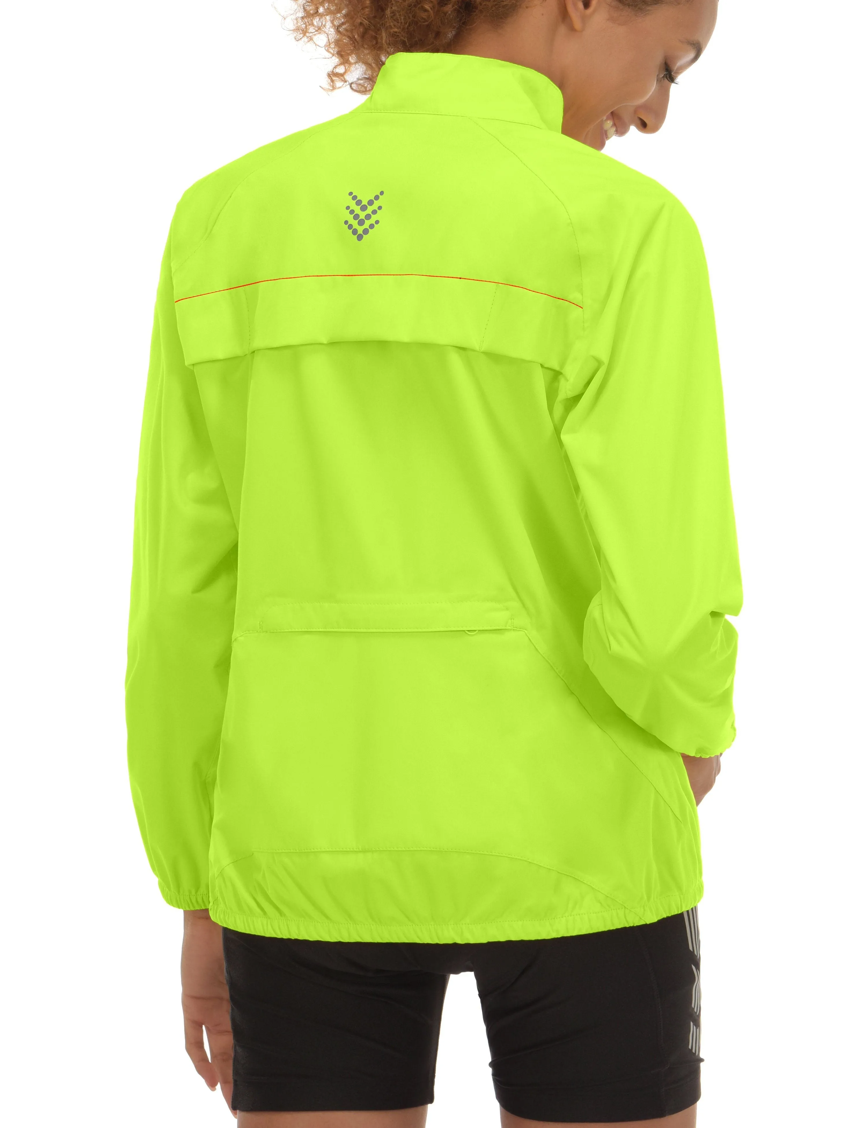 Women's Waterproof Cycling Running Packable Rain Jacket